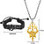 M Men Style  Shiv Mahadev  Trishul Damaru Bracelet With Pendant Combo For Men And Women