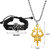 M Men Style  Om  Shiv Trishul Damaru Bracelet With Pendant Combo For Men And Women