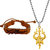 M Men Style  Mahadev English Alphabet Bracelet With Trishul Damaru Penandt Combo For Men And Women