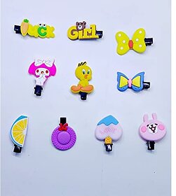 Lasaka Donald Duck Sets Hair Clips 10 Pcs For Women Kids Girls Toddler Hair Accessories LSK-015 (Multicolor)