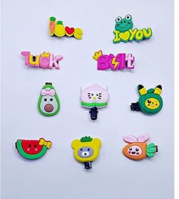 Lasaka Pikachu Hair Clips 10 Pcs Baby Hairclip For Kids Girls Toddler Hair Accessories LSK-014 (Multicolor)