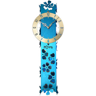 DIAMANTE A LA MODE Sakura Blue Designer and Latest Stylish Wall Clock
