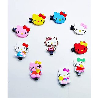 Lasaka Hello Kitty Set 10 Piece Baby Hairpin For Women Kids Girls Toddler Hair Accessories LSK-007 (Multicolor)