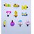 Lasaka Donald Duck Sets Hair Clips 10 Pcs For Women Kids Girls Toddler Hair Accessories LSK-015 (Multicolor)