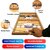 Clapjoy 2 in 1 Faster Finger Board Game, Sling Puck Game, Board String Hockey Toy, Wooden Fastest Finger First Game for
