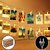 Photo Clip Fairy LED Lights , 16 Clips String Light (Two Pin Plug,Plastic,Pack of 1,White)