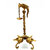 Arihant Craft Parrot Oil Lamp Diya Deepak Hand Craft Showpiece - 35.5 cm (Brass, Gold)