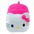 AURAPURO Kids Velvet White Pink Cute Kitty School Bag Travelling Bag Pink (2-5 Years)
