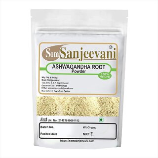 som sanjeevani Natural Forest Ashwagandha Root Powder  Pack 50 Grams In Air Tight Zipper Pack