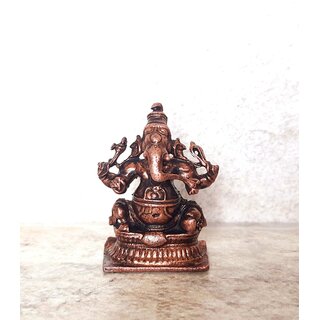 Copper Idols - By Searchers Paradise 1.3 Inches Copper Handmade Little Gan