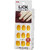Lick - Press on Nails 24 Pcs Mustard Fake/False/Artificial Nails Extension Reusable Acrylic Nails LKA-89-2