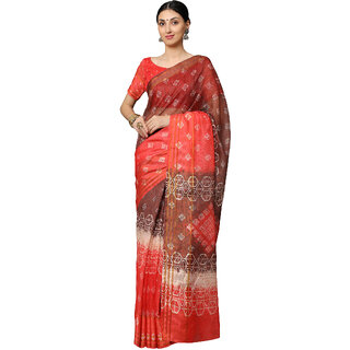                       MISHRI COLLECTION Women's Saree Pure Cotton Fabric Digital Print Saree with Unstitched Blouse Piece (Free Size)                                              