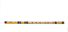 Radhe Flutes PVC Fiber F Sharp Bansuri Base Octave LEFT Handed