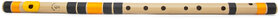 Radhe Flutes PVC Fiber G Natural Bansuri Base Octave LEFT Handed