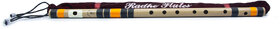 Radhe Flutes PVC Fiber A Sharp Bansuri Base Octave Right Handed With Velvet Cover