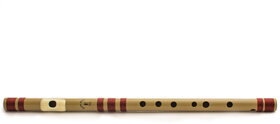 Radhe Flutes PVC Fiber D Sharp Bansuri Middle Octave Left Handed