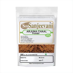 SomSanjeevani Natural Forest Arjuna Chaal Powder 150 gram for Skin care ,multiple health benefits. pooja needs In Air T