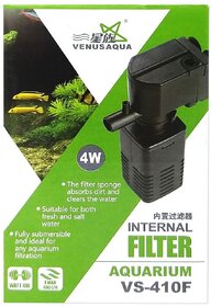 Venus Aqua VS-410F Mini  Aquarium Internal Filter