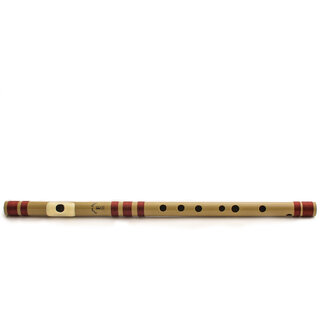 Radhe Flutes PVC Fiber D Sharp Bansuri Middle Octave Left Handed