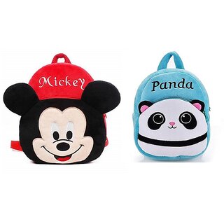                       Aurapuro Mickey  Blue Panda Bag Combo                                              