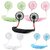 Mini Hand Free Portable Neckband Fan USB Rechargeable Lazy Neck Hanging Fan Headphone Design Travelling Outdoor