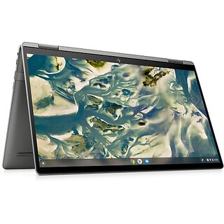                       Hp X360 Core I3 11Th Gen - (8 Gb/256 Gb Ssd/Chrome Os) 14C-Cc0009Tu 2 In 1 Laptop(14 Inch, Mineral Silver, 1.49 Kg)                                              