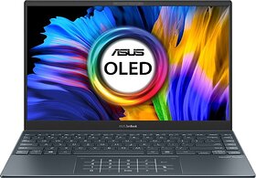 Asus Zenbook 13 (2022) Core I7 11Th Gen - (16 Gb/512 Gb Ssd/Windows 10 Home) Ux325Ea-Kg722Ts Thin And Light Laptop(13.3 Inch, Pine Grey, 1.14 Kg, With Ms Office)