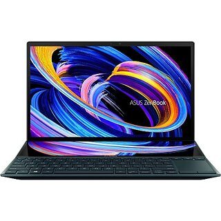 Asus Zenbook Duo 14 (2021) Touch Panel Intel Evo Core I7 11Th Gen - (16 Gb/1 Tb Ssd/Windows 10 Home) Ux482Ea-Hy777Ts Thin And Light Laptop(14 Inch, Celestial Blue, 1.57 Kg, With Ms Office) Asus Zenbook Duo 14 (2021) Touch Panel Intel Evo Core I7 11Th Gen - (16 Gb/1 Tb Ssd/Windows 10 Home) Ux482Ea-Hy777Ts Thin And Light Laptop(14 Inch, Celestial Blue, 1.57 Kg, With Ms Office)