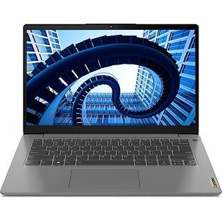 Lenovo Ideapad Core I5 11Th Gen - (8 Gb/512 Gb Ssd/Windows 11 Home) 14Itl6 Thin And Light Laptop(14 Inch, Arctic Grey, Dual Array Microphone Kg, With Ms Office)