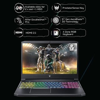 Acer Predator Helios 300 Core I7 11Th Gen - (16 Gb/1 Tb Ssd/Windows 10 Home/6 Gb Graphics/Nvidia Geforce Rtx 3060/165 Hz) Ph315-54-78Cp/Ph315-54 Gaming Laptop(15.6 Inches, Abyssal Black, 2.3 Kg) Acer Predator Helios 300 Core I7 11Th Gen - (16 Gb/1 Tb Ssd/Windows 10 Home/6 Gb Graphics/Nvidia Geforce Rtx 3060/165 Hz) Ph315-54-78Cp/Ph315-54 Gaming Laptop(15.6 Inches, Abyssal Black, 2.3 Kg)