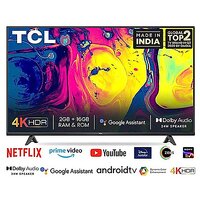 TCL 164 cm (65 Inches) Android Smart Ultra HD 4K LED TV 65P616 (2021 Model, Black)