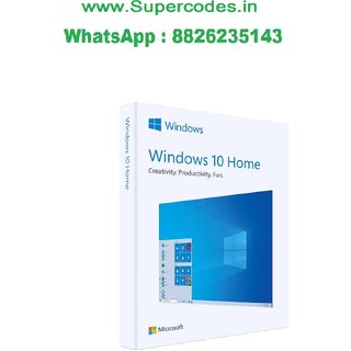 Windows 10 Home- Genuine key- Whatsapp - 8826235143