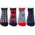 Bonjour Men's Secret Length Bold Print Designer Socks -Pack Of 4