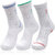 Bonjour Men's Cushioned White Sports Crew Socks -Pack Of 3