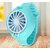 Sketchfab Portable USB Watch Rechargeable Folding Third Gear Electric Mini Fan for Indoor and Outdoor - Multicolor