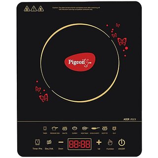 Pigeon Acer plus Induction Cooktop(Black, Touch Panel)