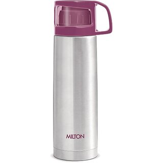 MILTON Glassy 500 ml Flask(Pack of 1, Pink)