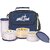 MILTON New Meal Combi Lunch Box, 3 Containers and 1 Tumbler, Blue 3 Containers Lunch Box(280 ml)