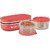 MILTON New Bon Bon Lunch Box with 2 leak-proof containers, 280 ml Each, Red 2 Containers Lunch Box(280 ml)