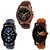 Grandson G-546 Attractive Set Of 3 Watches Combo For Men And Boys