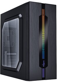 Fingers RGB-Bruno (SG) Computer Case (with Side Transparent Glass  Full ATX PC Cabinet with ARGB LEDs)
