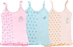 Care In Infants  Kids Girls Dori Vest (Pack of 3)