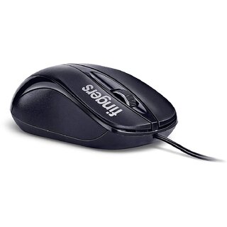 FINGERS Breeze M6 Wired Mouse Compatible with Windows  Mac for Smooth  efficient Performance