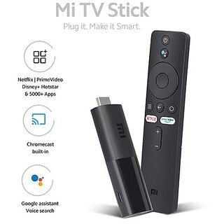 Mi TV Stick with Built in Chromecast  (Black)