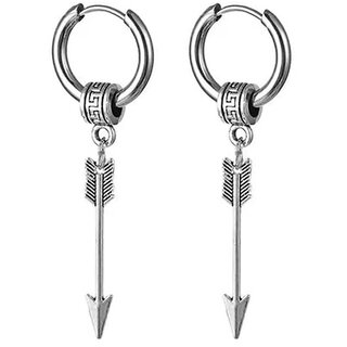 Buy Silver Earrings for Men by Eloish Online  Ajiocom