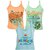 Biswa Camisole For Baby Girls (Orange, Pack of 3)