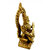 Arihant Craft Hindu Goddess Saraswati Idol Sarasvati Statue Sculpture Hand Work Showpiece  15 cm (Brass, Gold)