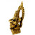 Arihant Craft Hindu Goddess Saraswati Idol Sarasvati Statue Sculpture Hand Work Showpiece  15 cm (Brass, Gold)