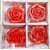 Aroma Candles For Diwali Red Set Of 4