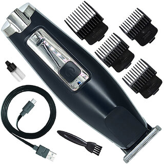 AE Men's Rechargeable Waterproof Beard Mustache Hair Trimmer Hair Clipper Razor (0.5mm to 12mm Trimming Range)